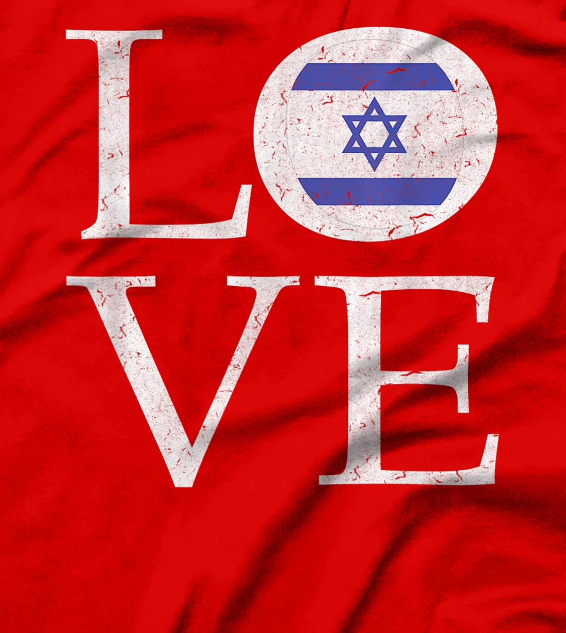 I Love Israel T-shirt Israeli Heart