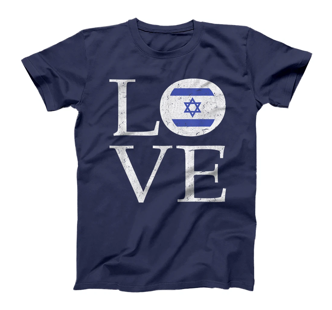 I Love Israel T-shirt Israeli Heart