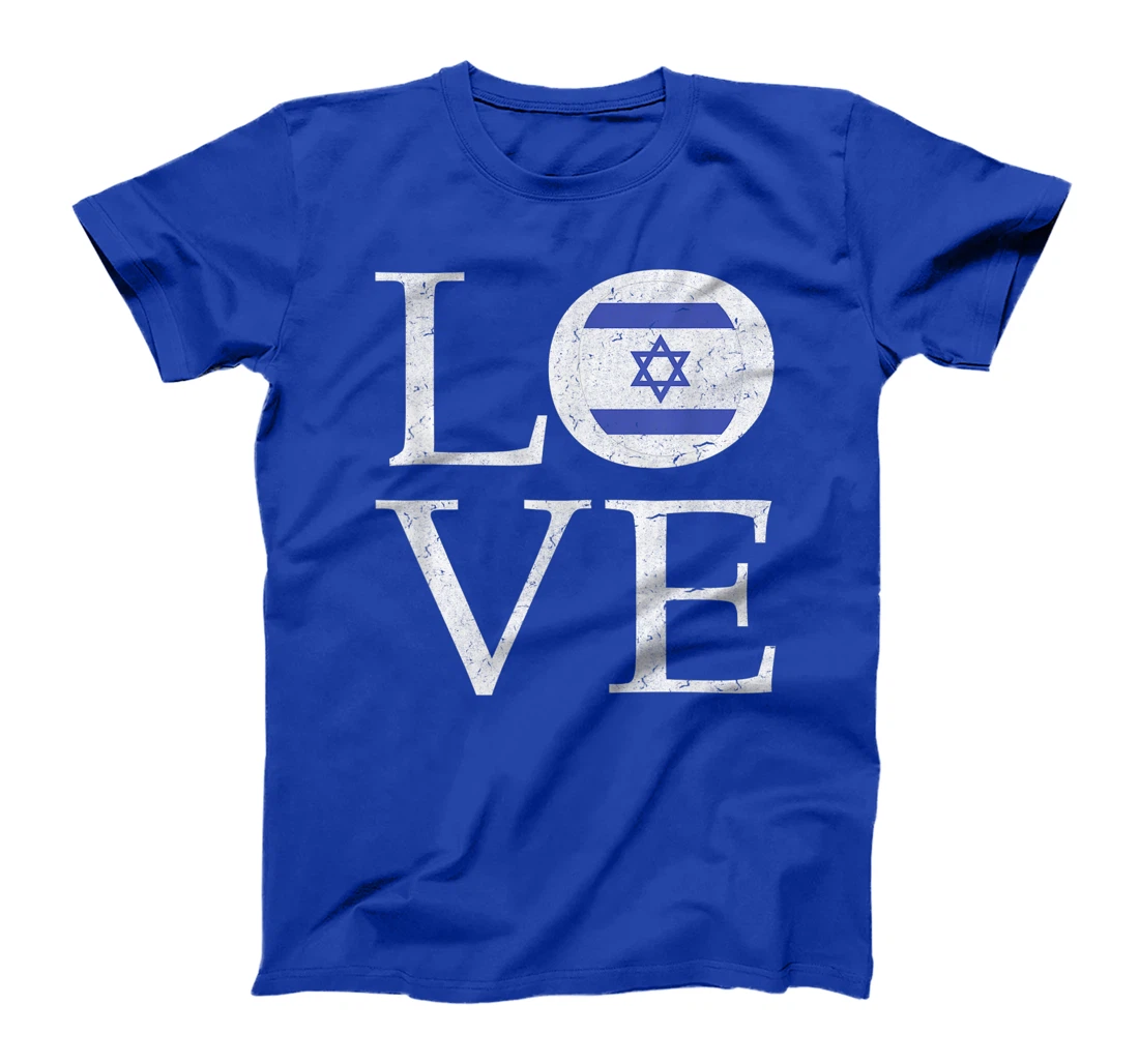 I Love Israel T-shirt Israeli Heart