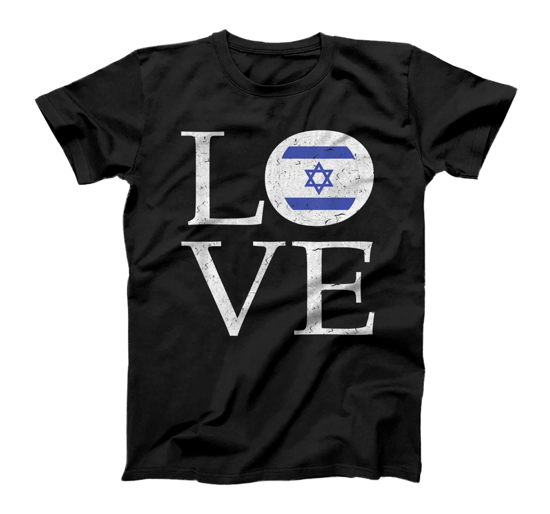 I Love Israel T-shirt Israeli Heart