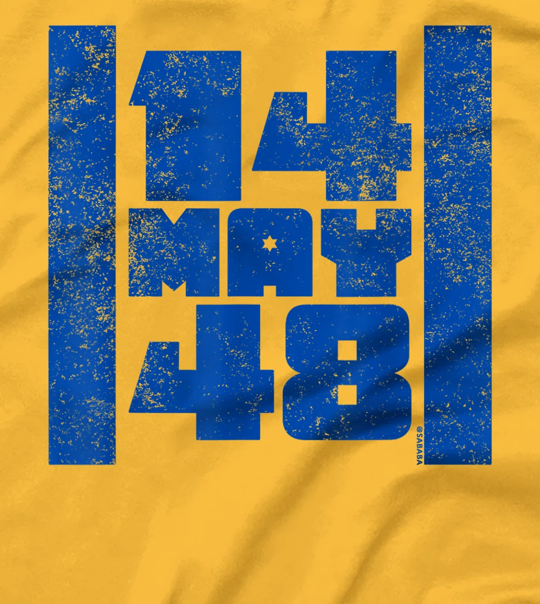 14 May 48 Israel Flag - Independence Day T-Shirt