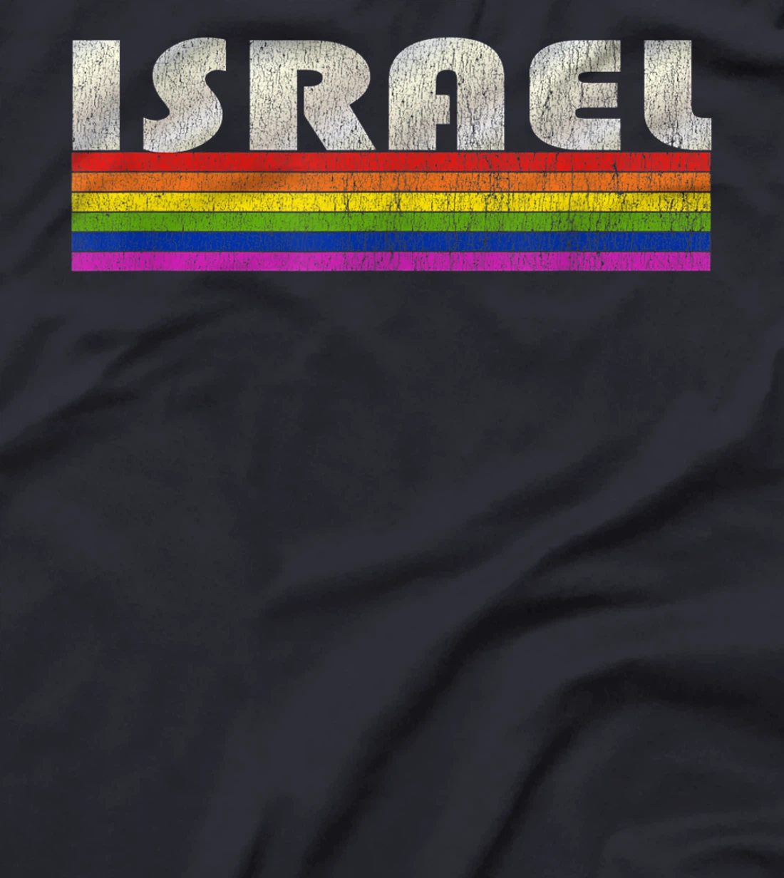 Vintage 80's Style Israel Gay Pride Month T-Shirt