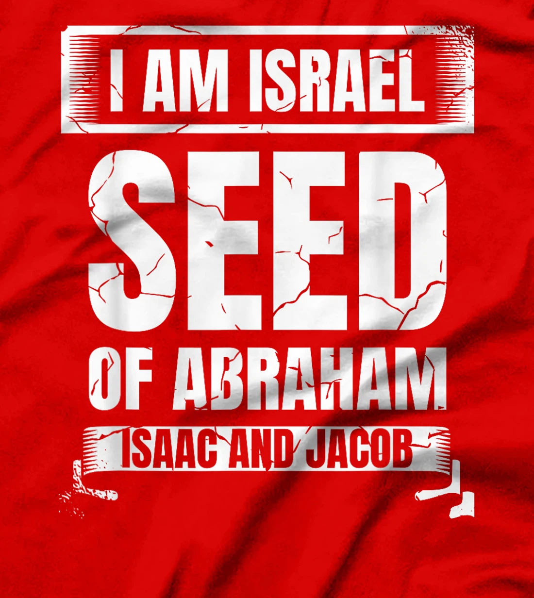 I Am Israel Seed Of Abraham Isaac And Jacob Israelite T-Shirt