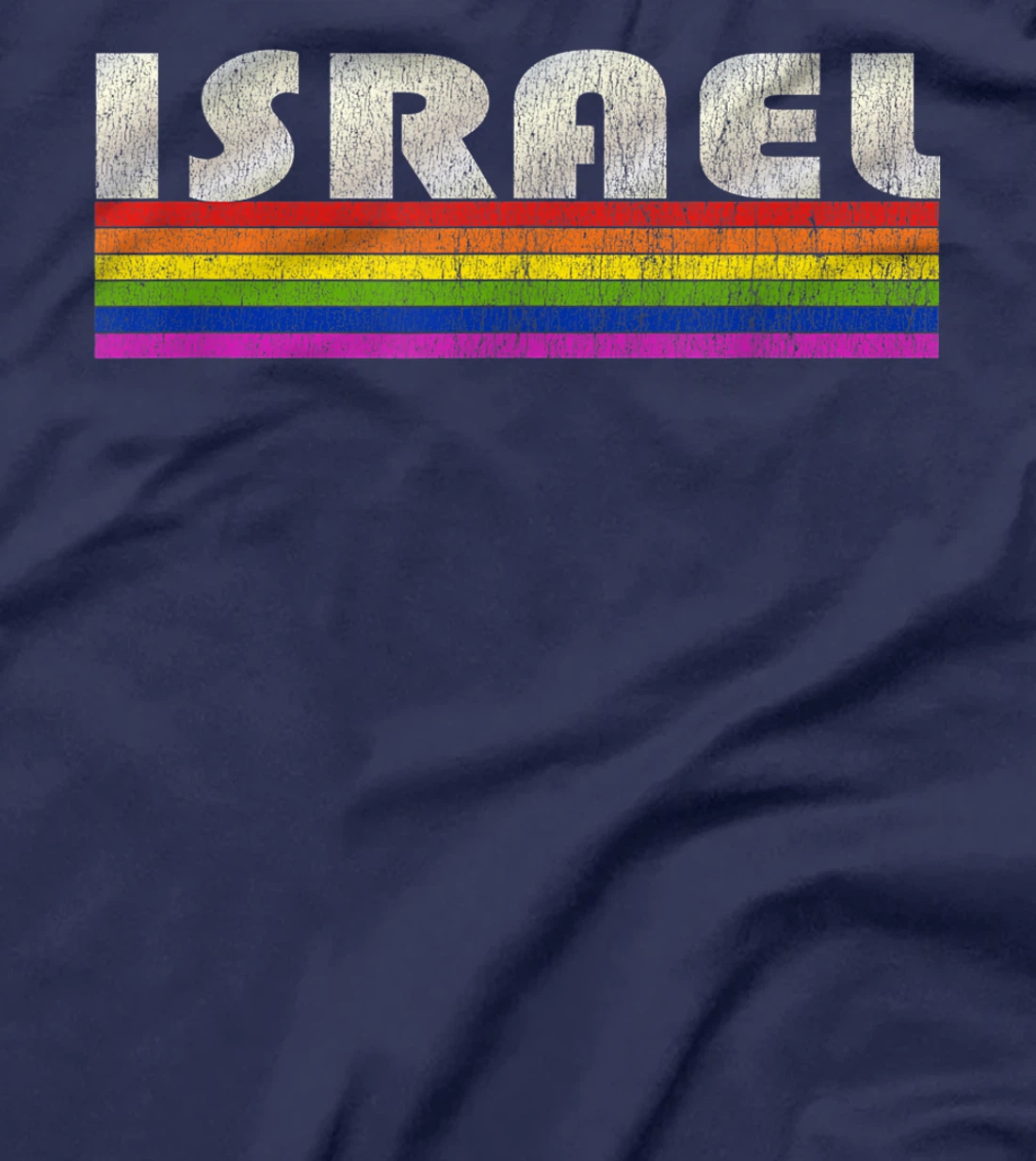 Vintage 80's Style Israel Gay Pride Month T-Shirt