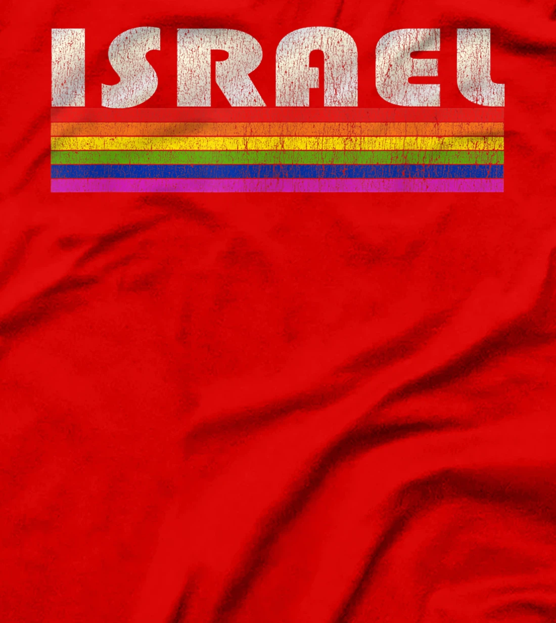 Vintage 80's Style Israel Gay Pride Month T-Shirt