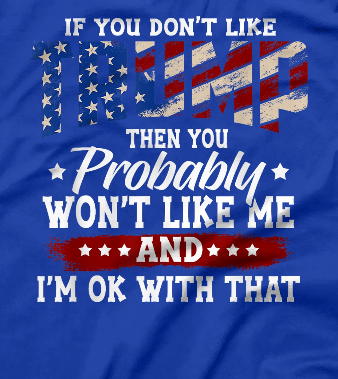 Trump 2024 American Flag 4th of July Trump 2024 T-Shirt