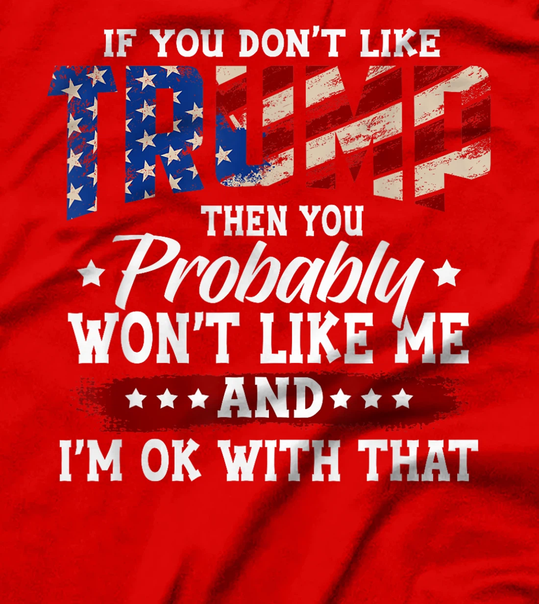 Trump 2024 American Flag 4th of July Trump 2024 T-Shirt