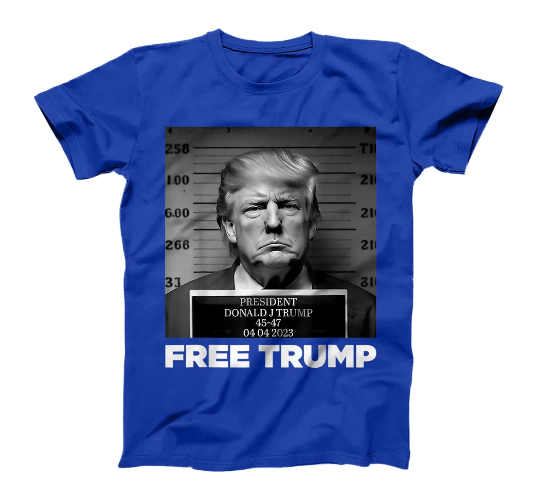 Free Donald Trump Mugshot T-Shirt
