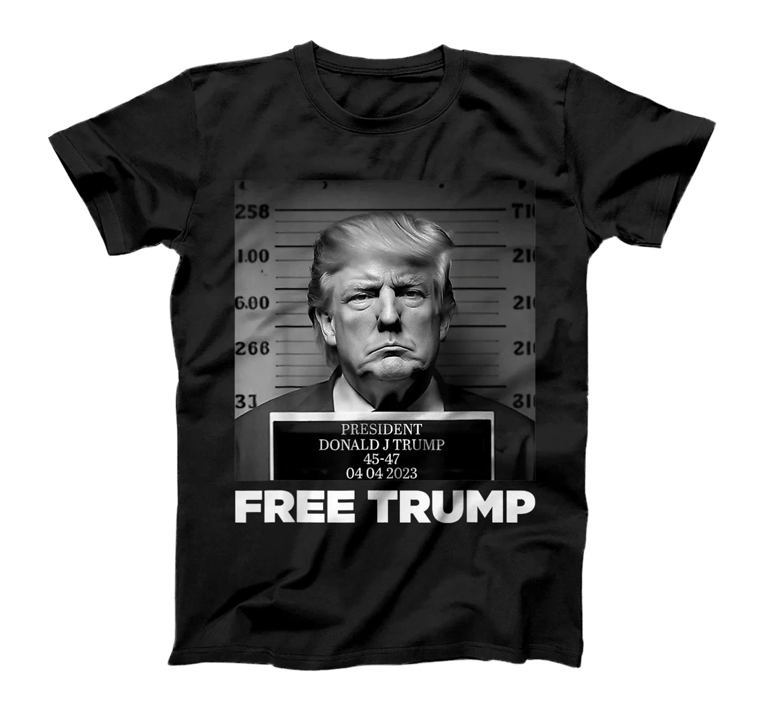 Free Donald Trump Mugshot T-Shirt