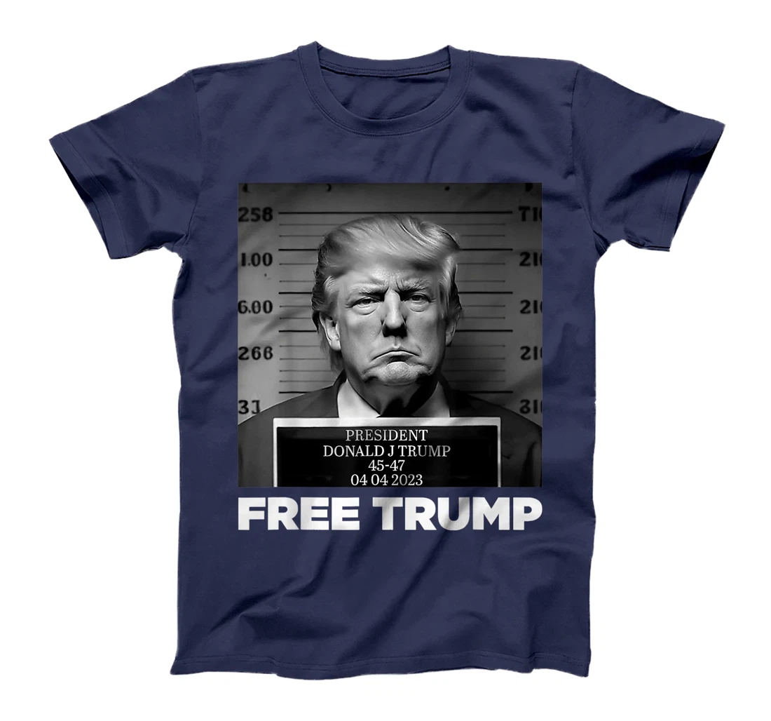 Free Donald Trump Mugshot T-Shirt