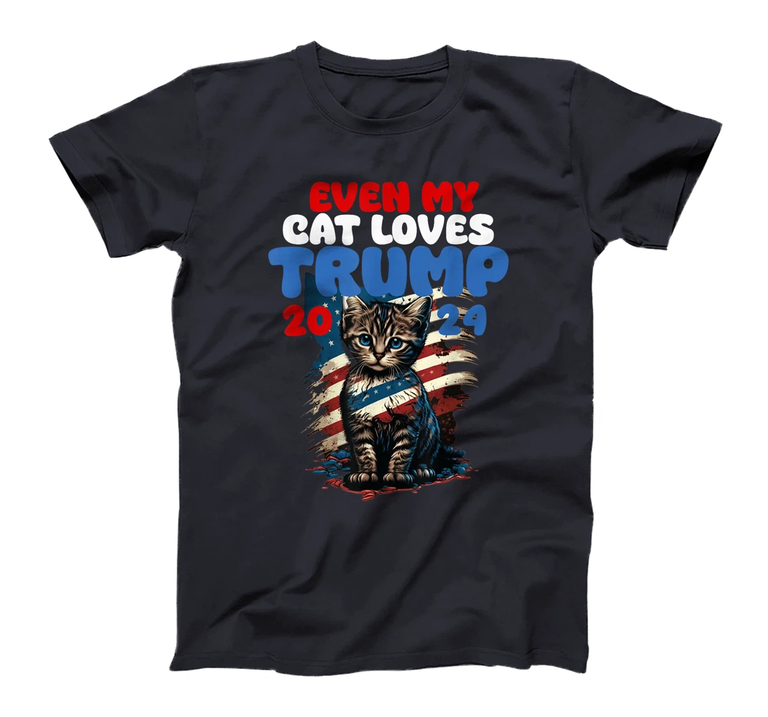Even My Cat Loves Trump 2024 Shirt, Love Cats Love Trump T-Shirt