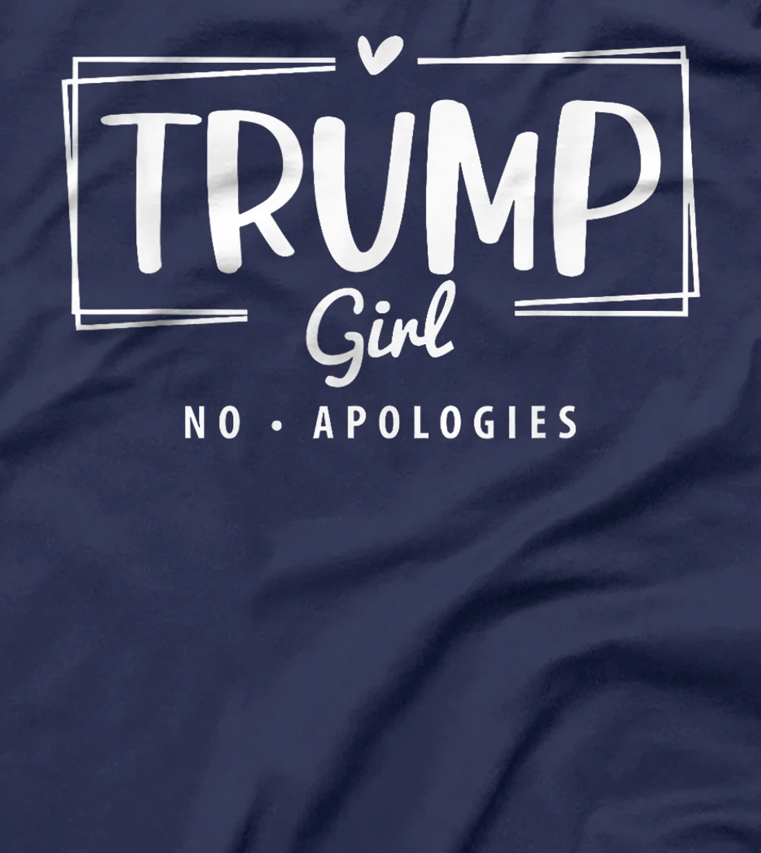 Womens Trump Girl No Apologies Election 2024 T-Shirt
