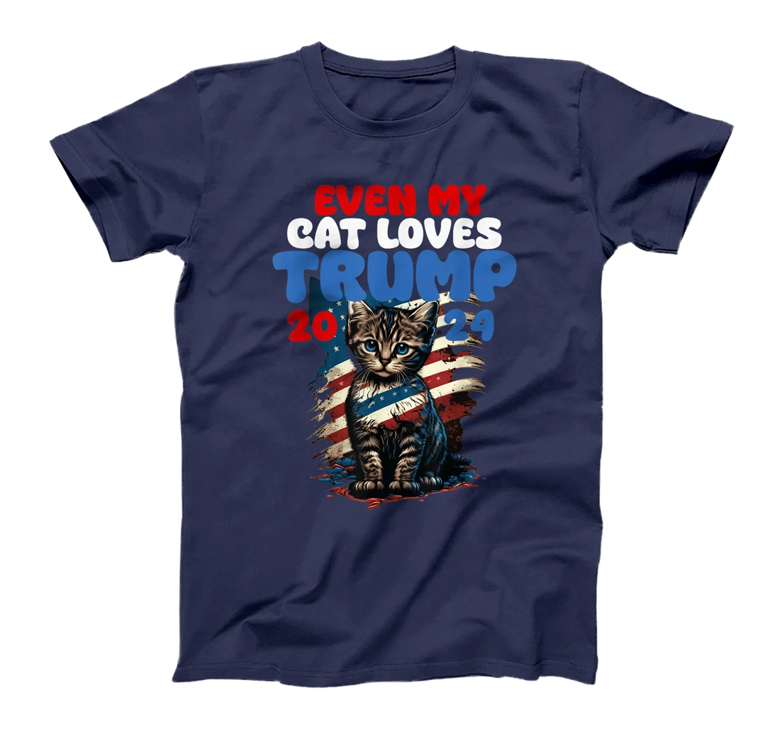 Even My Cat Loves Trump 2024 Shirt, Love Cats Love Trump T-Shirt