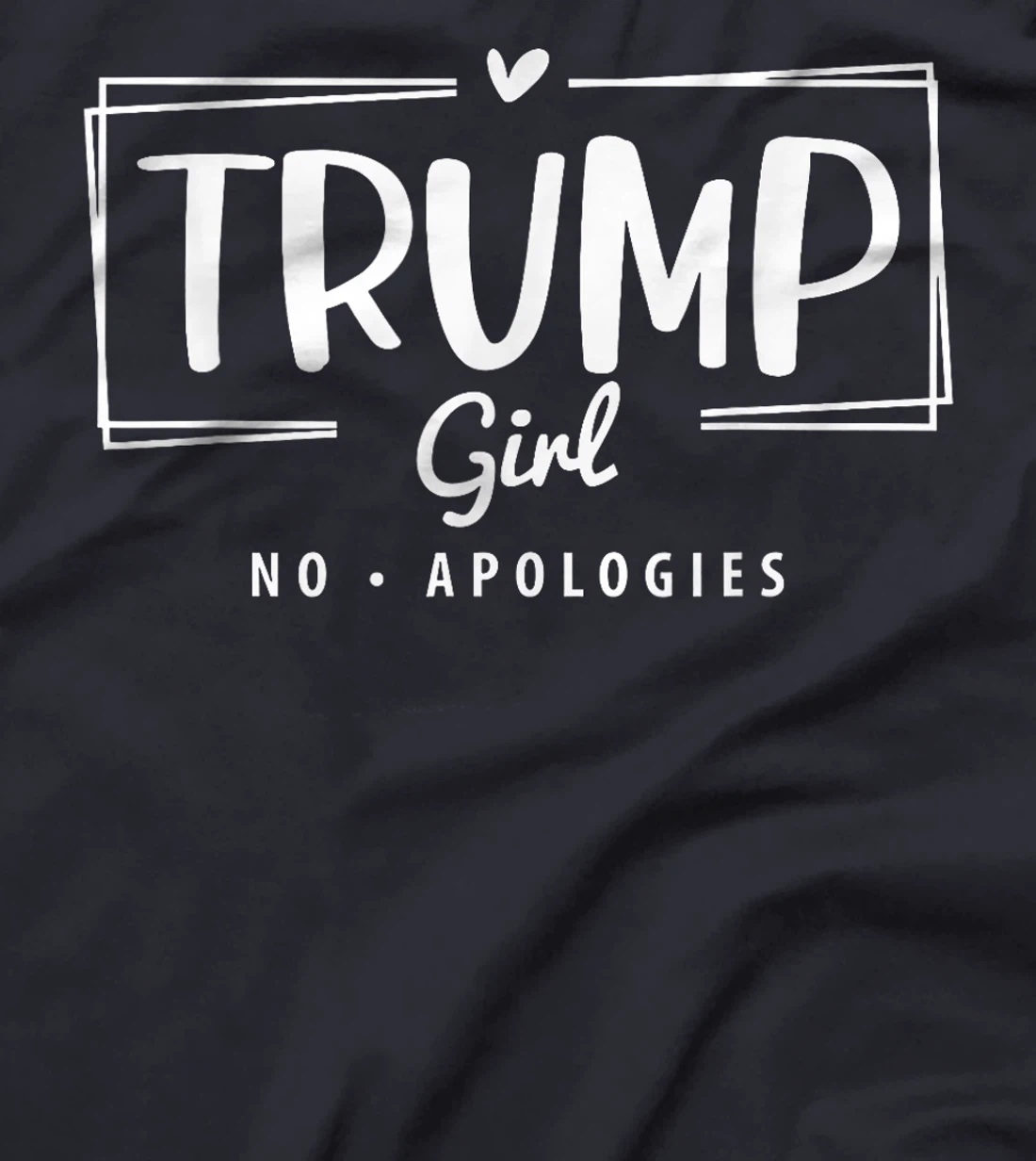 Womens Trump Girl No Apologies Election 2024 T-Shirt