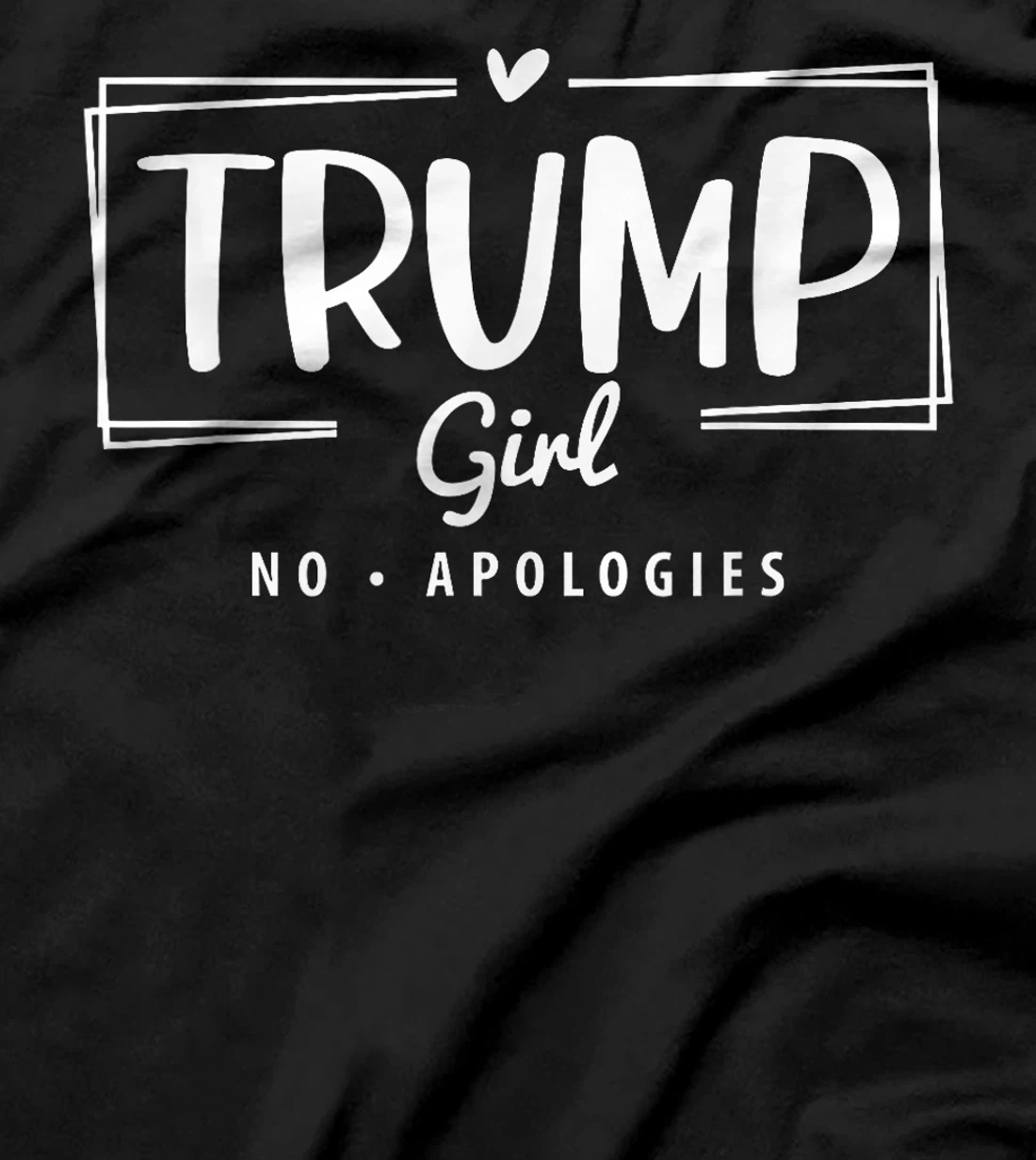 Womens Trump Girl No Apologies Election 2024 T-Shirt