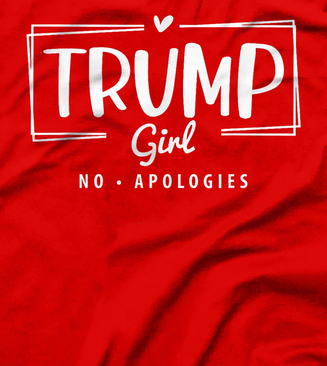 Womens Trump Girl No Apologies Election 2024 T-Shirt