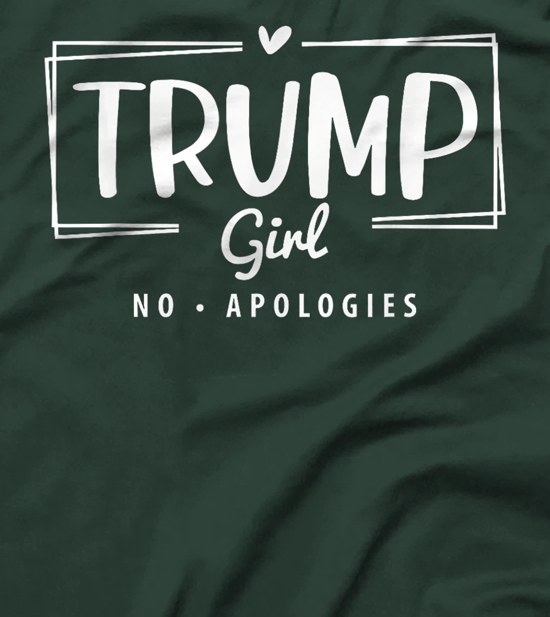 Womens Trump Girl No Apologies Election 2024 T-Shirt
