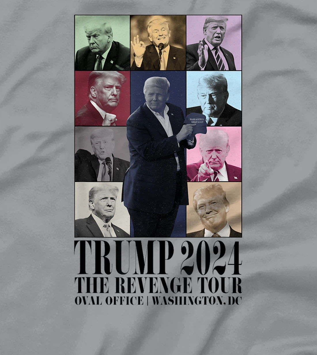 Funny Donald Trump The Revenge Tour 2024 Ultra Maga Tour T-Shirt