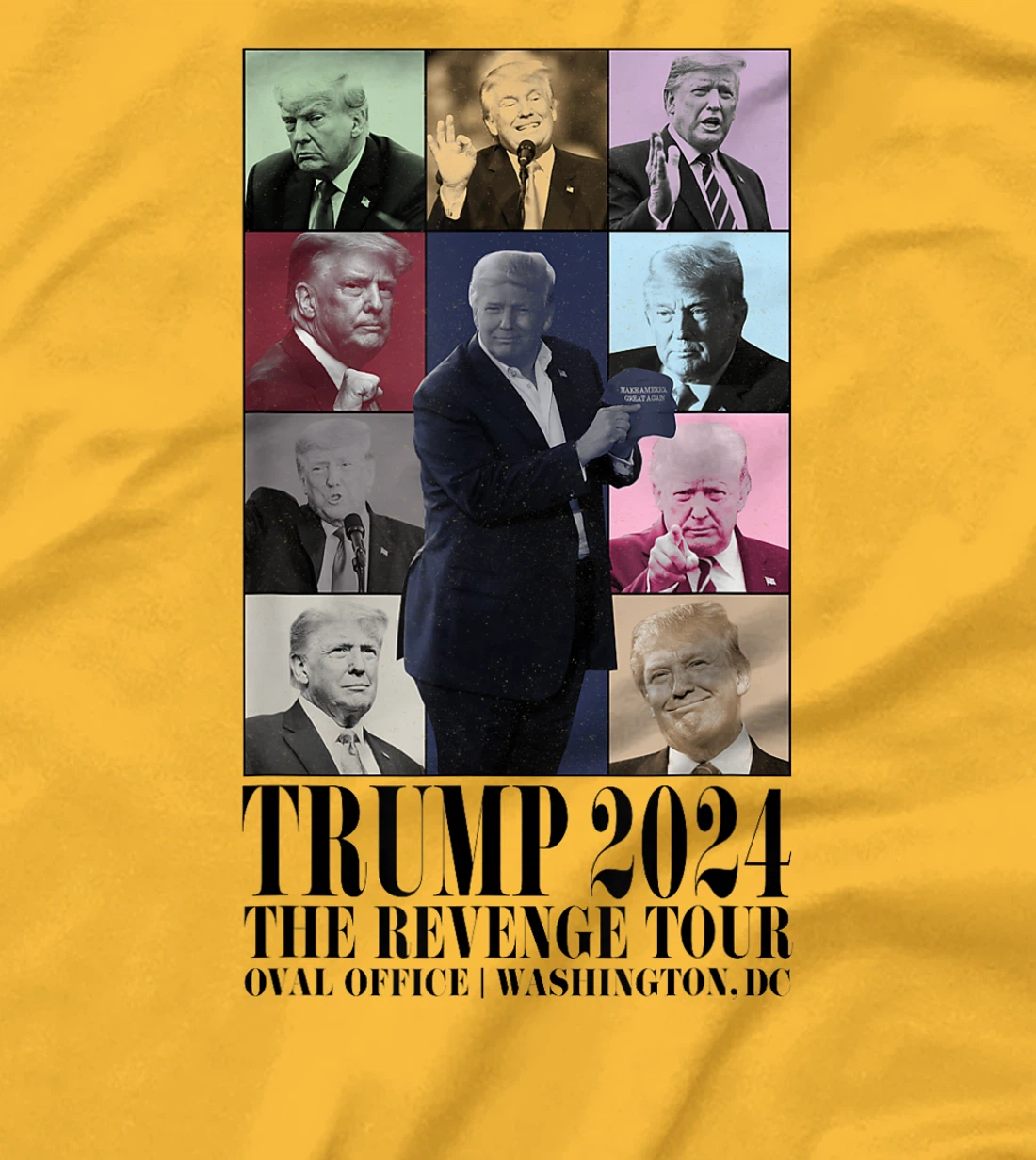 Funny Donald Trump The Revenge Tour 2024 Ultra Maga Tour T-Shirt