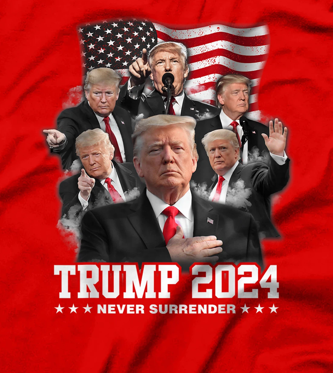 President Donald J Trump 2024 Never Surrender T-Shirt