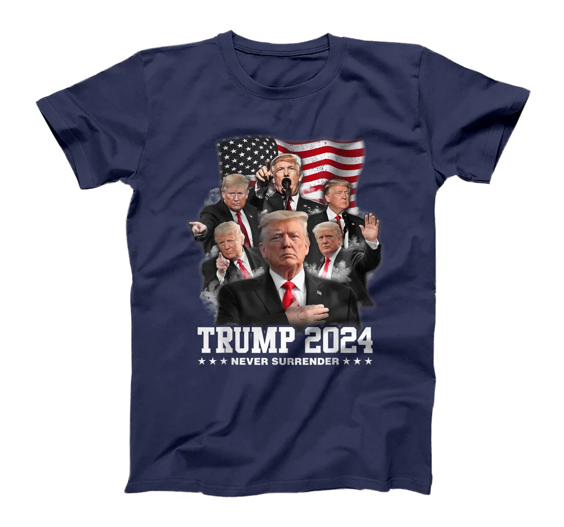 President Donald J Trump 2024 Never Surrender T-Shirt