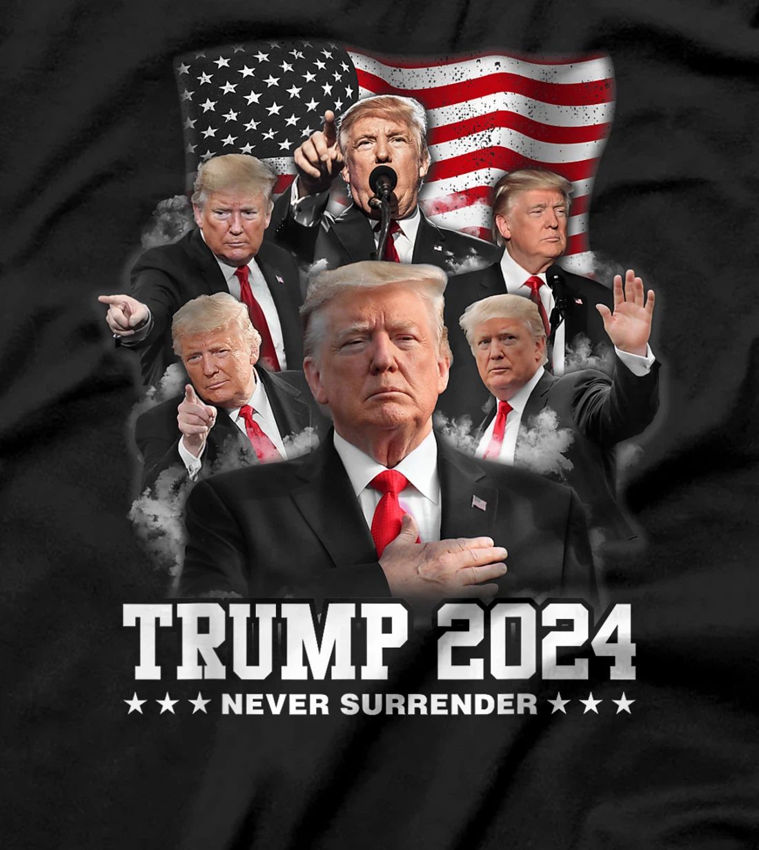 President Donald J Trump 2024 Never Surrender T-Shirt