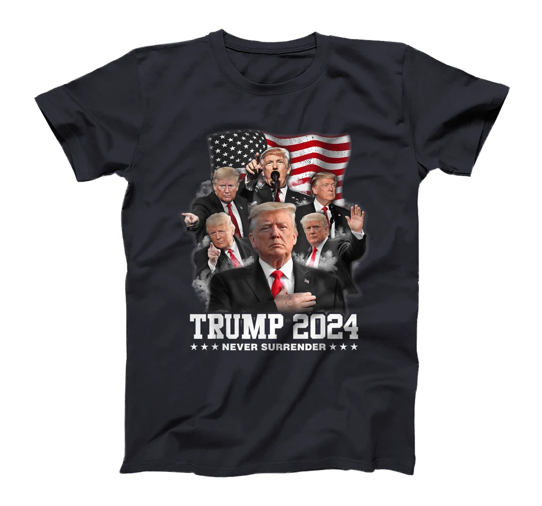 President Donald J Trump 2024 Never Surrender T-Shirt