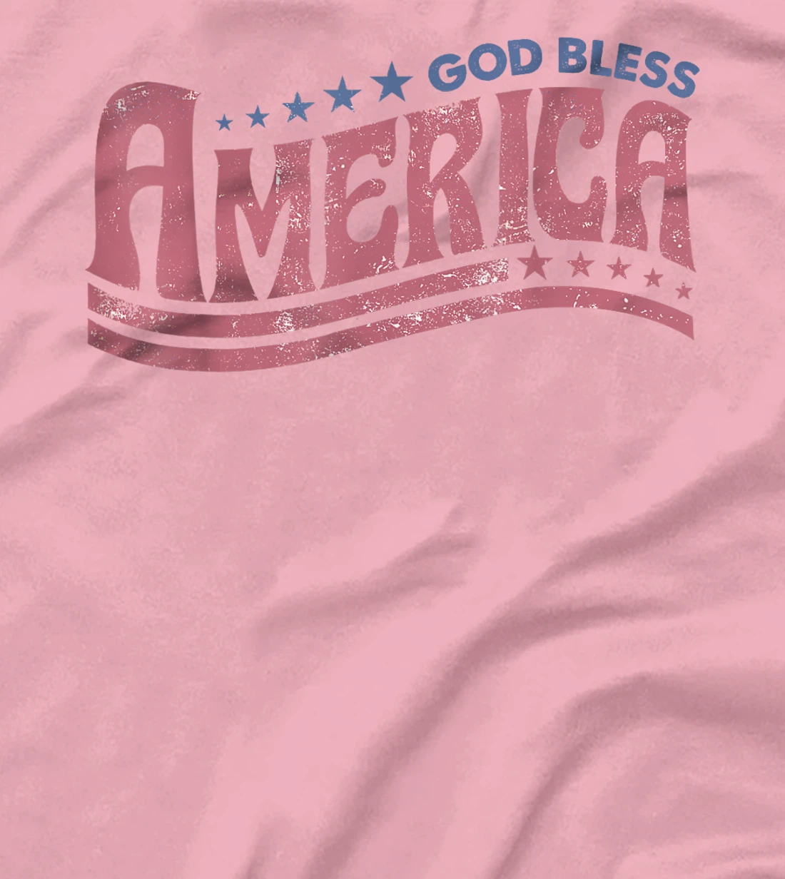 Retro Funny 4th Of July God Bless America Independence Day T-Shirt