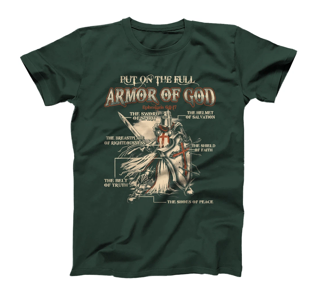 Put On The Full Armor Of God - Jesus T-Shirt