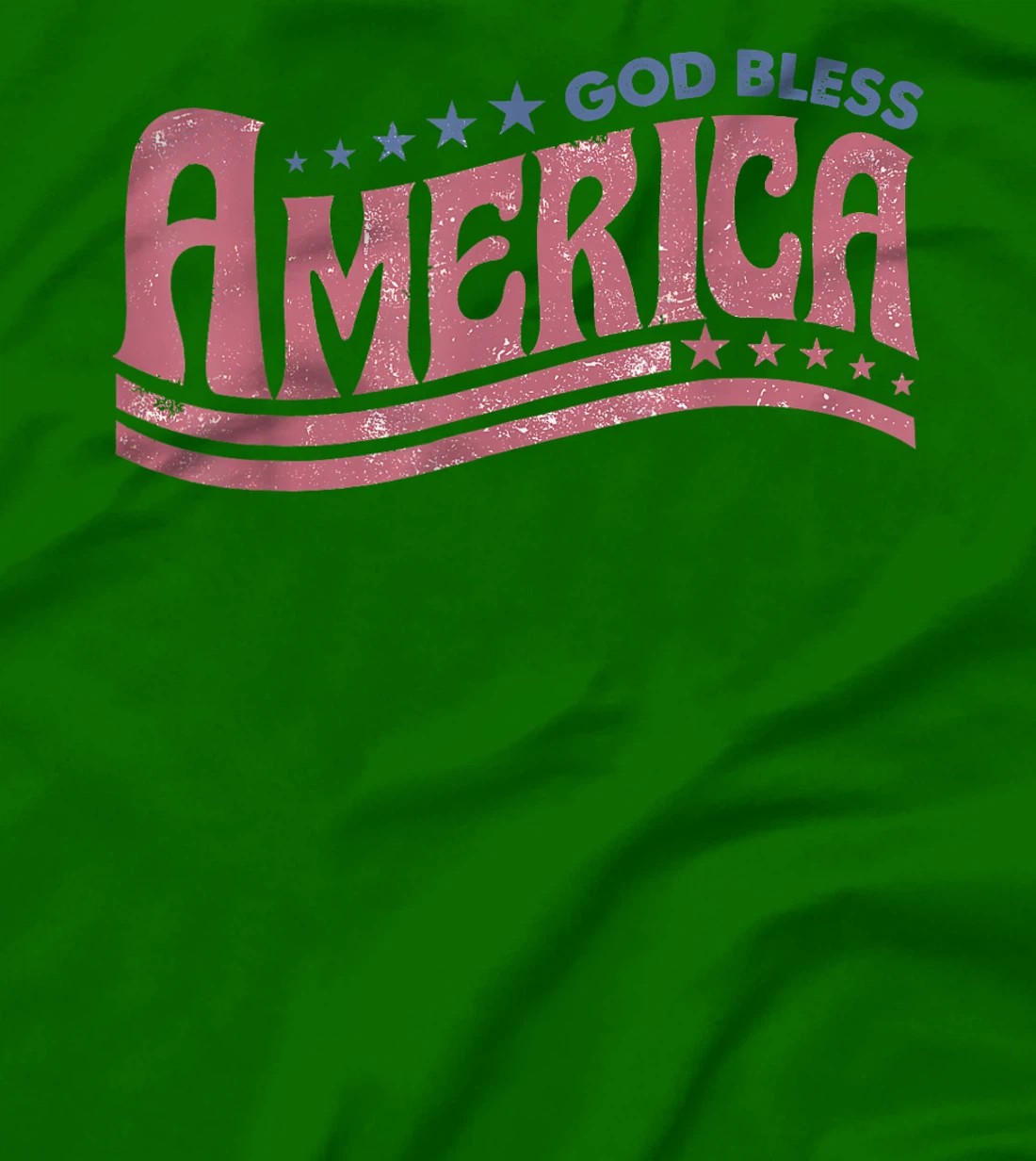 Retro Funny 4th Of July God Bless America Independence Day T-Shirt