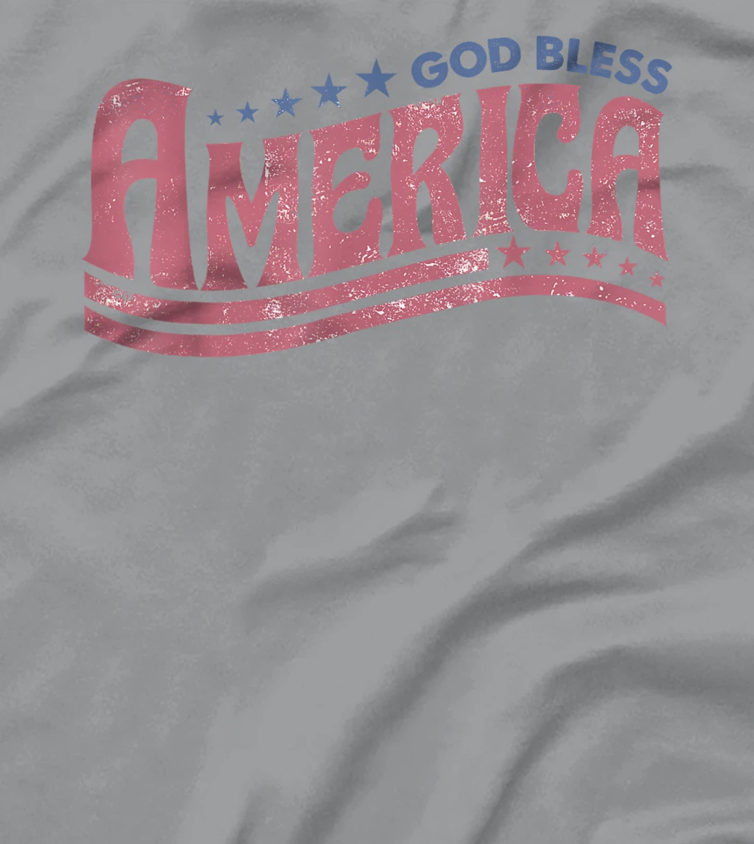 Retro Funny 4th Of July God Bless America Independence Day T-Shirt