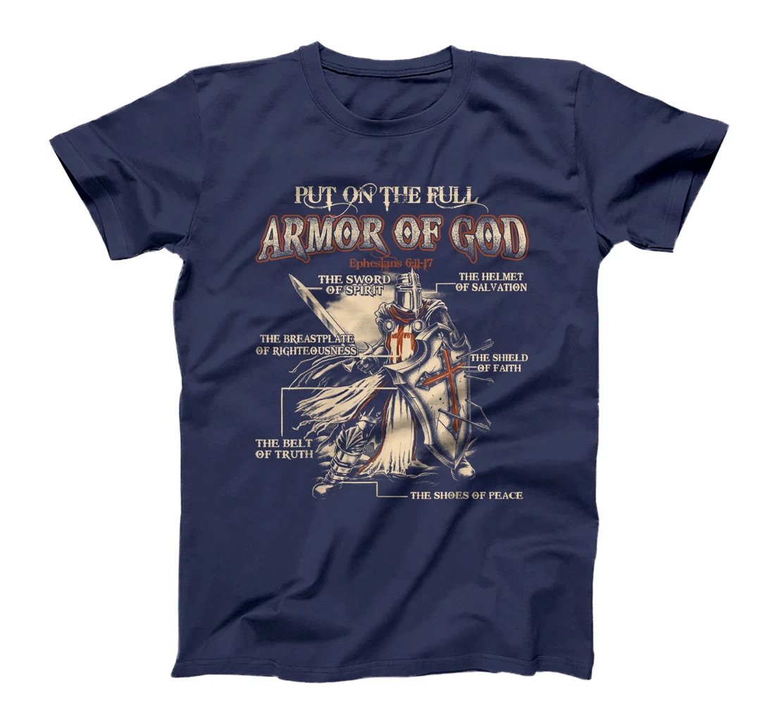 Put On The Full Armor Of God - Jesus T-Shirt