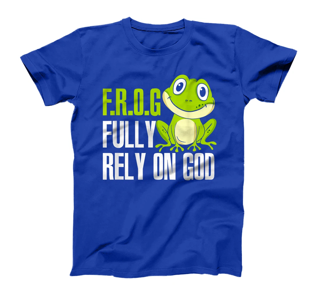 FROG Fully Rely On God Christian Frog Lover T-Shirt MP