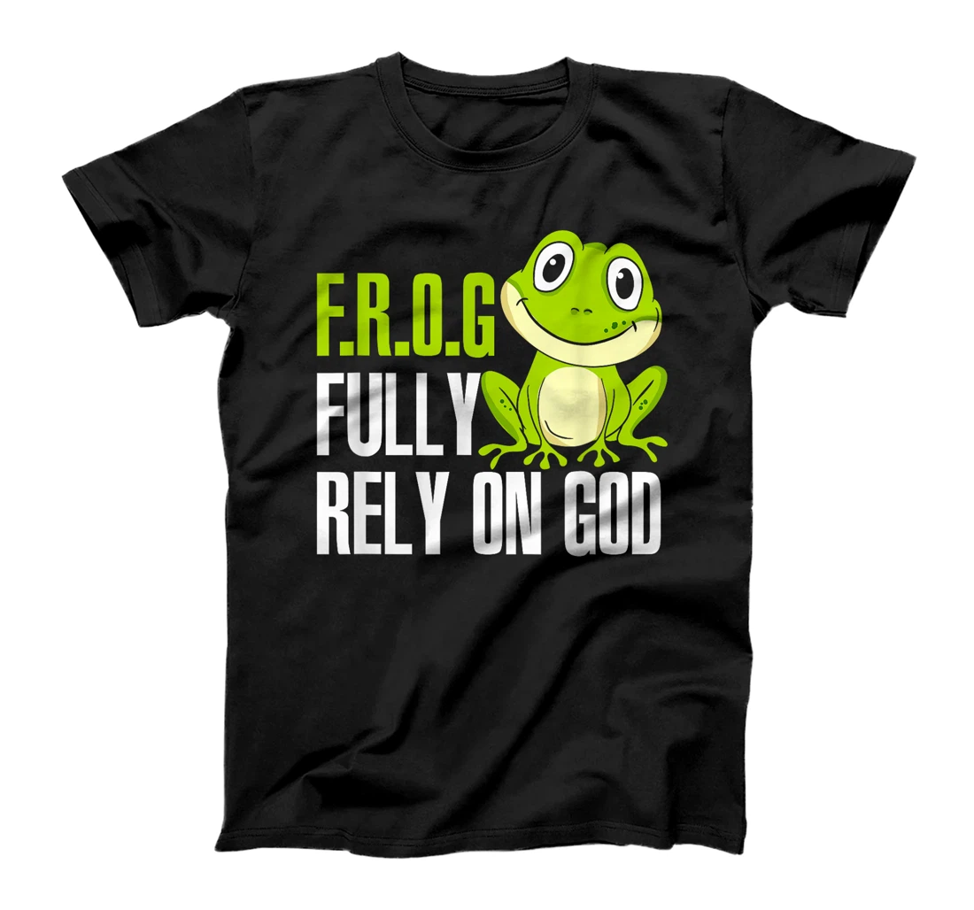 FROG Fully Rely On God Christian Frog Lover T-Shirt MP