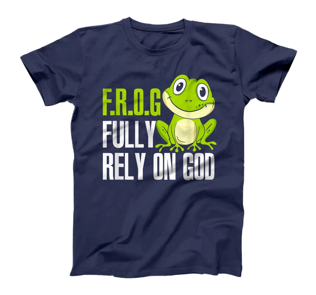 FROG Fully Rely On God Christian Frog Lover T-Shirt MP