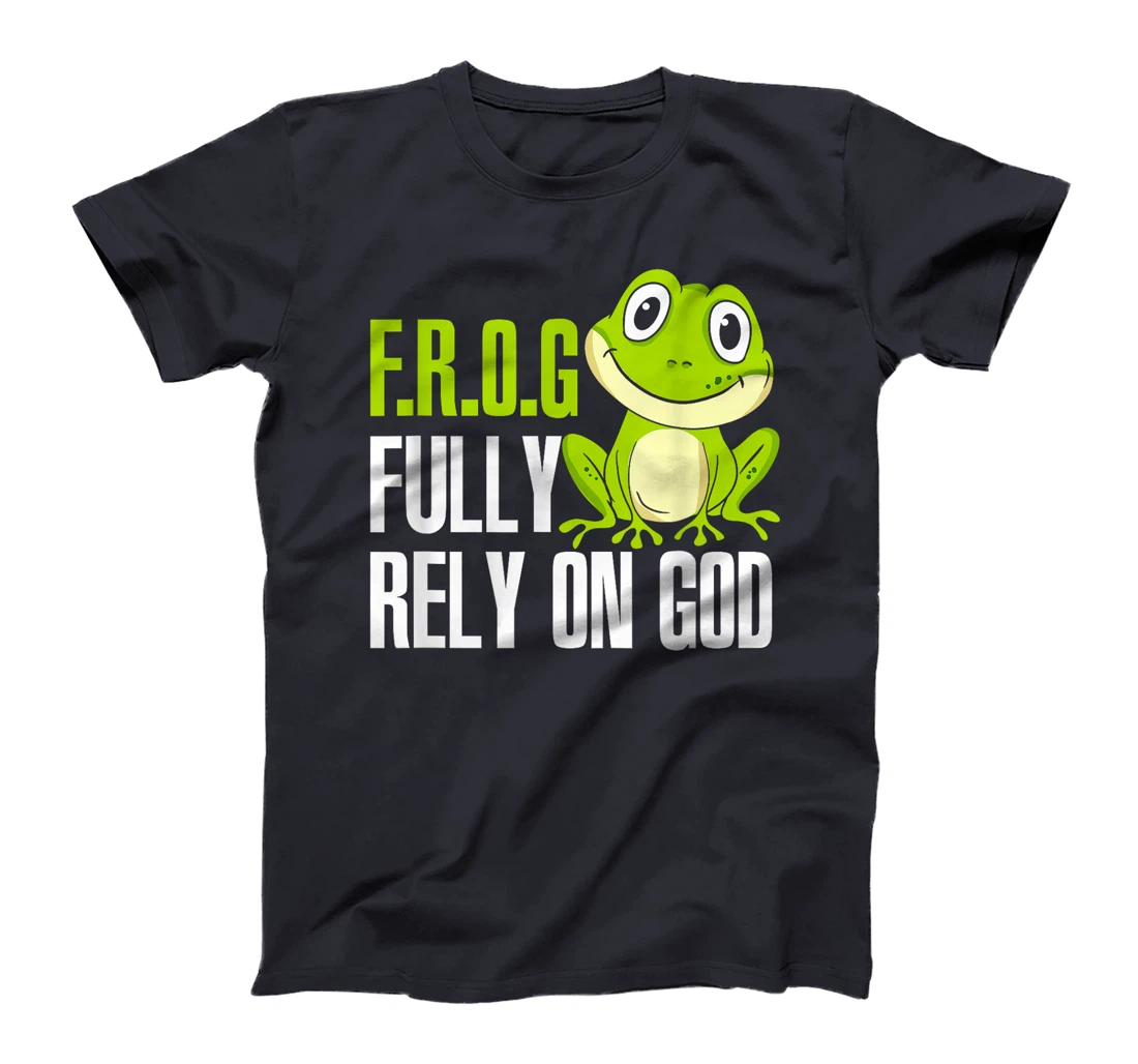 FROG Fully Rely On God Christian Frog Lover T-Shirt MP