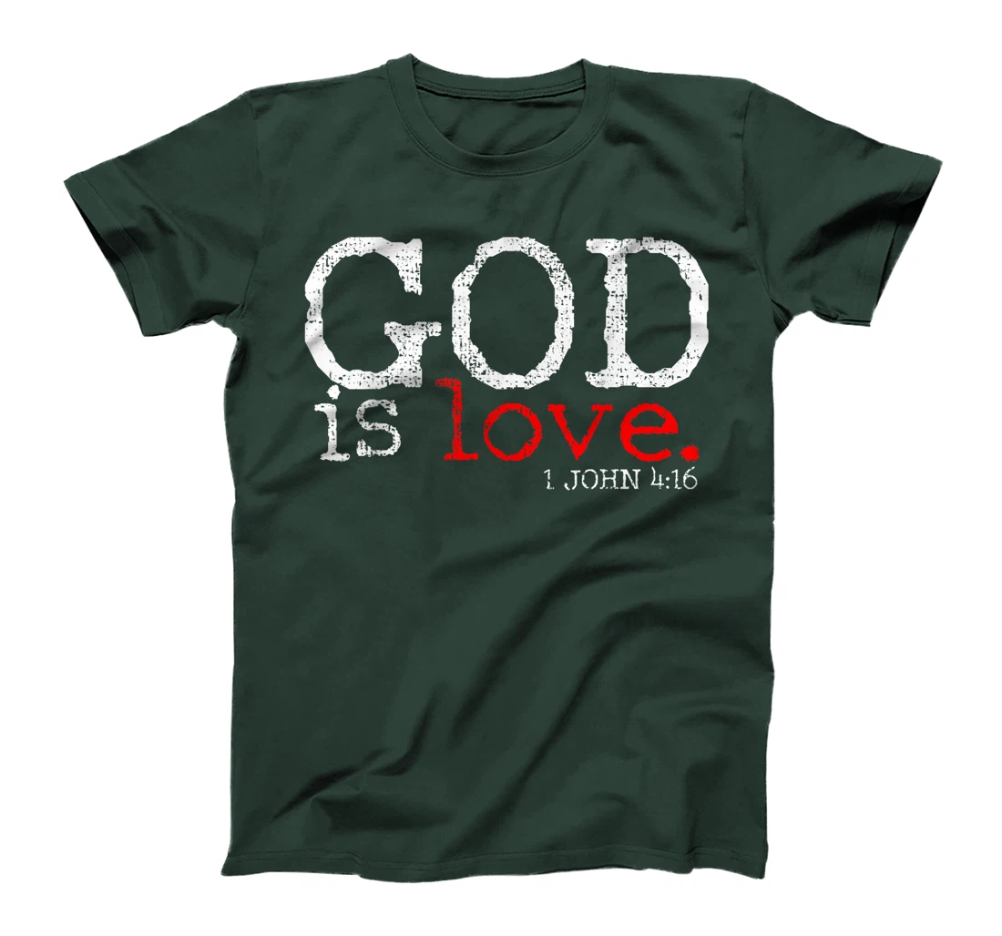 Christians God Is Love Gift Vintage T-Shirt