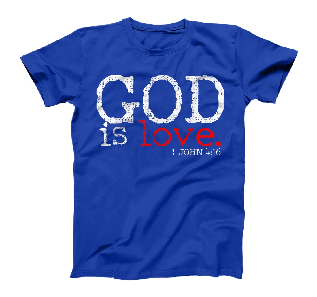 Christians God Is Love Gift Vintage T-Shirt