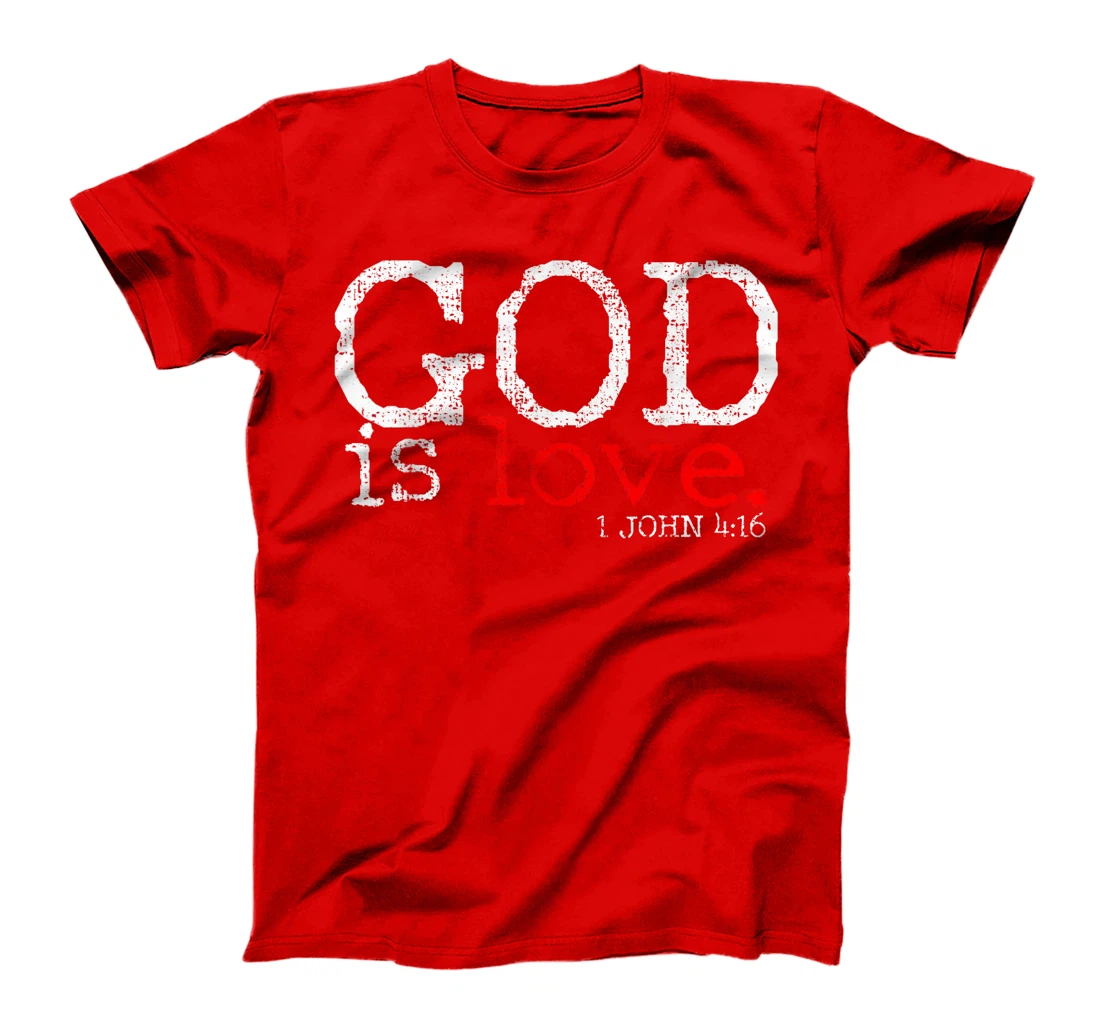 Christians God Is Love Gift Vintage T-Shirt