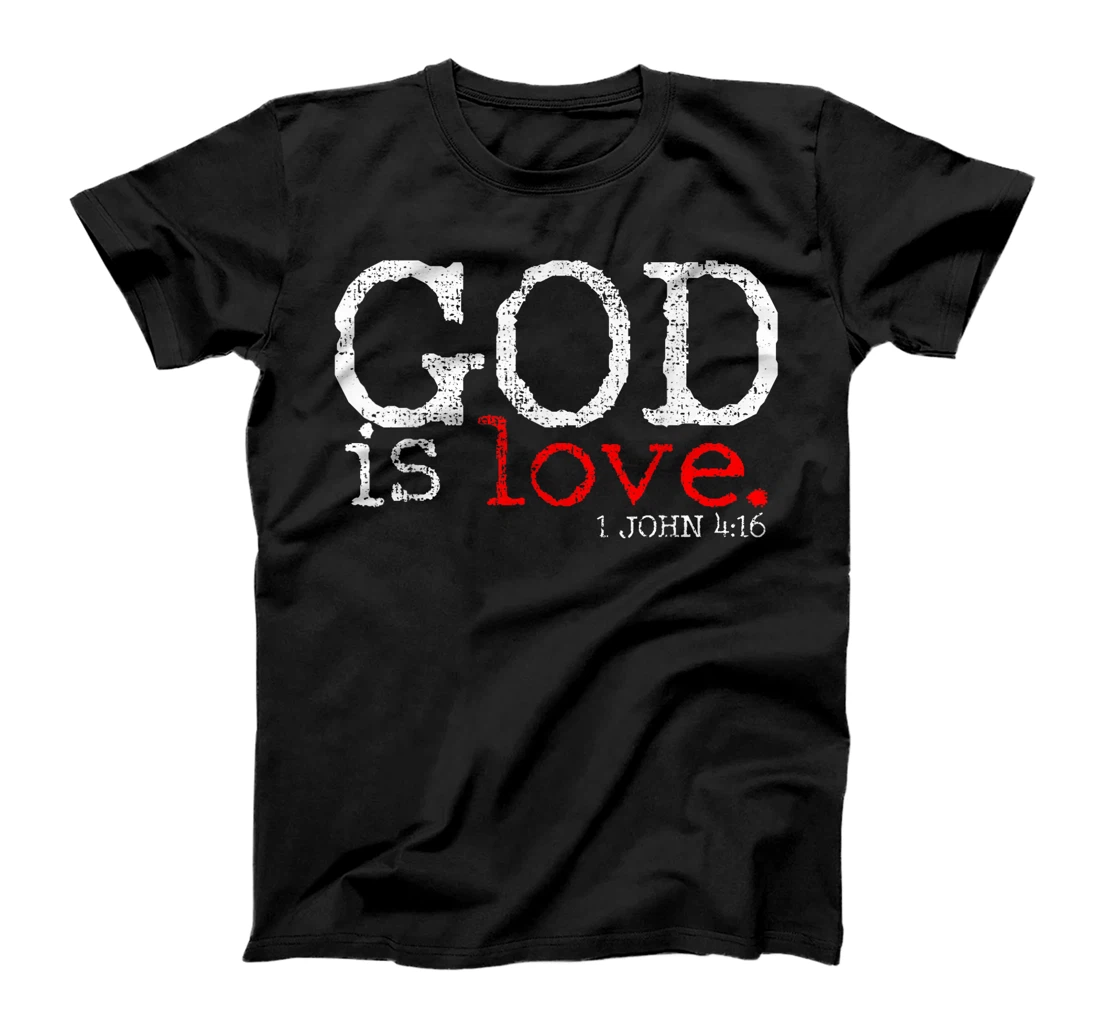 Christians God Is Love Gift Vintage T-Shirt