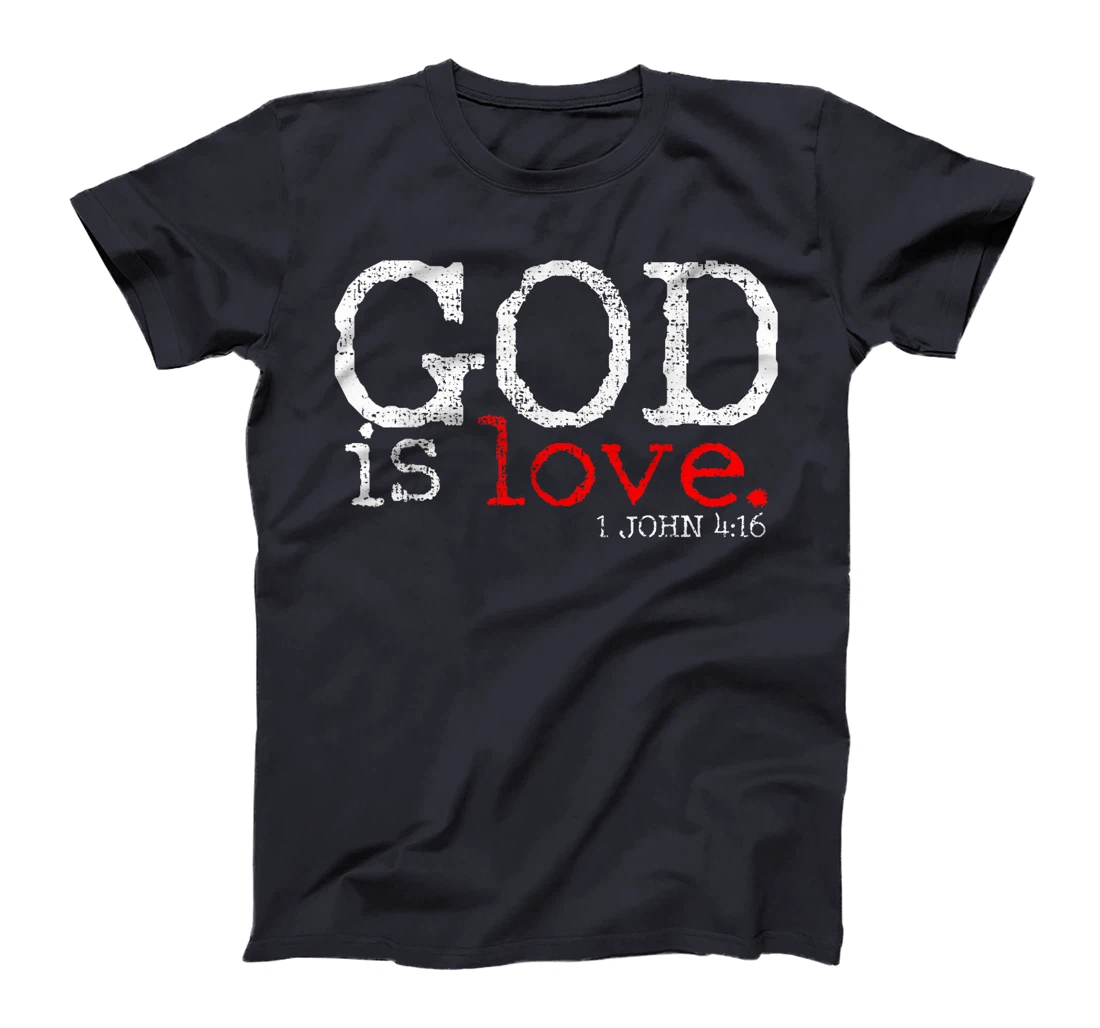 Christians God Is Love Gift Vintage T-Shirt