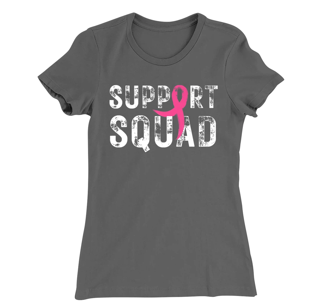 Breast Cancer Warrior Support Squad Breast Cancer Awareness T-Shirt, Kid T-Shirt and Women T-Shirt
