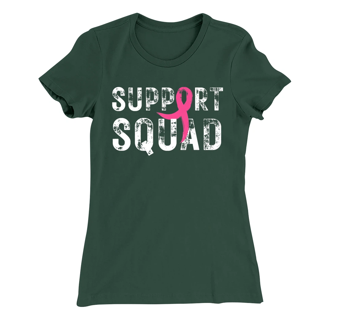 Breast Cancer Warrior Support Squad Breast Cancer Awareness T-Shirt, Kid T-Shirt and Women T-Shirt