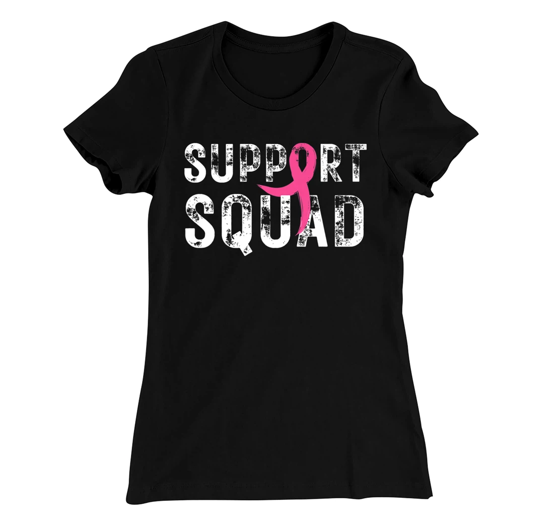 Breast Cancer Warrior Support Squad Breast Cancer Awareness T-Shirt, Kid T-Shirt and Women T-Shirt
