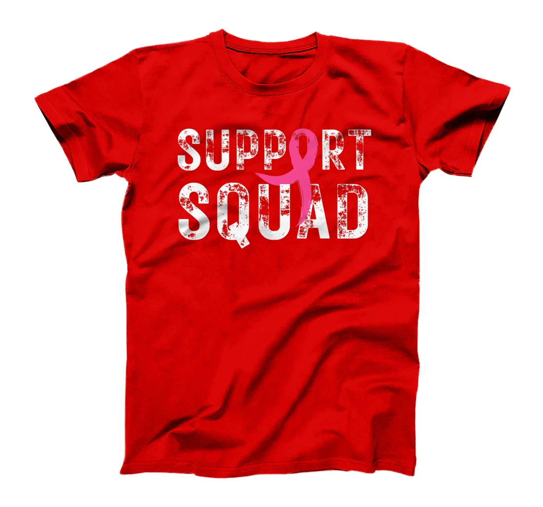 Breast Cancer Warrior Support Squad Breast Cancer Awareness T-Shirt, Kid T-Shirt and Women T-Shirt