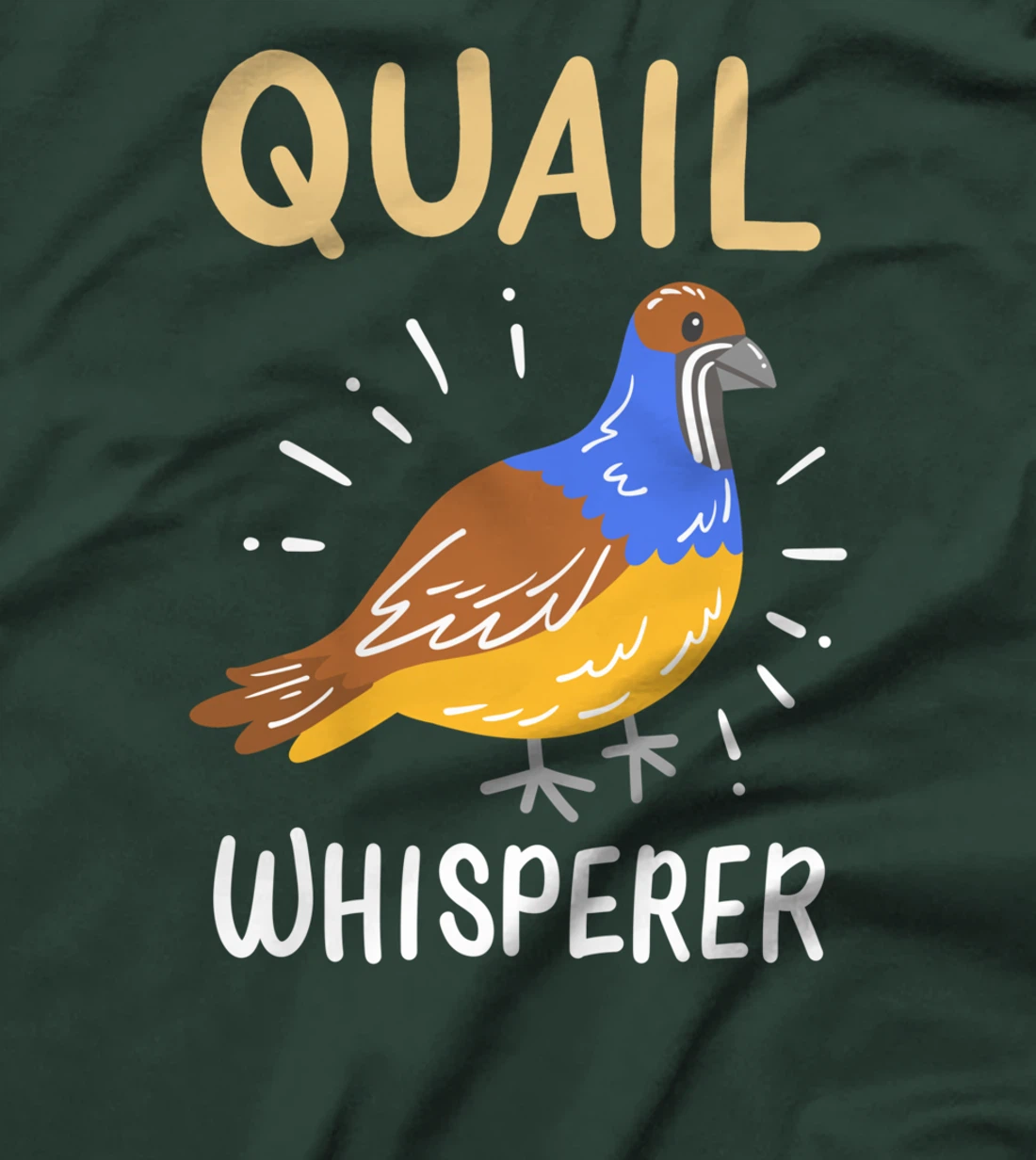 Quail Bird Quail Lover Quail Owner T-Shirt