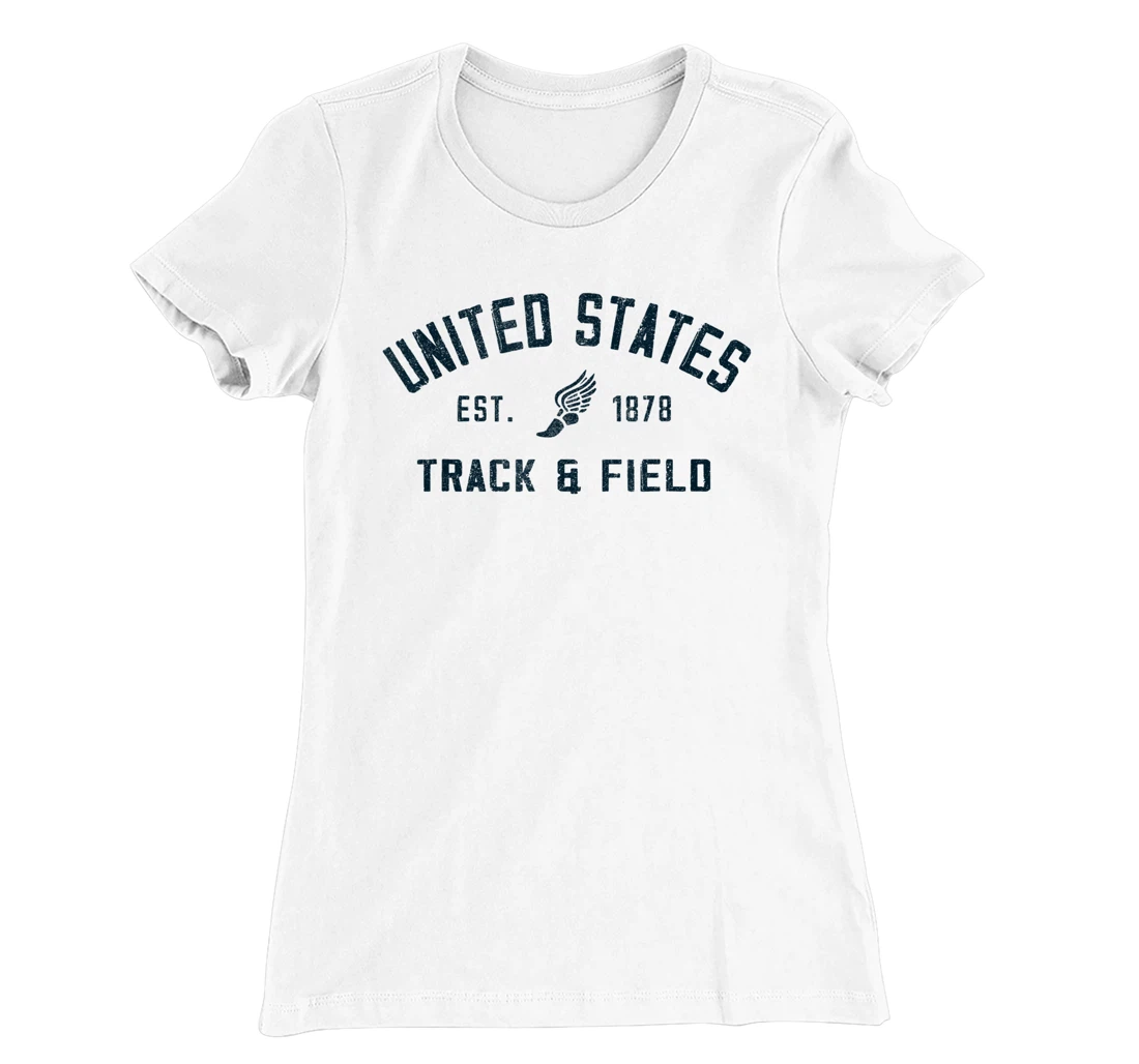 Womens Track & Field United States retro style Est 1879 T-Shirt, Kid T-Shirt and Women T-Shirt