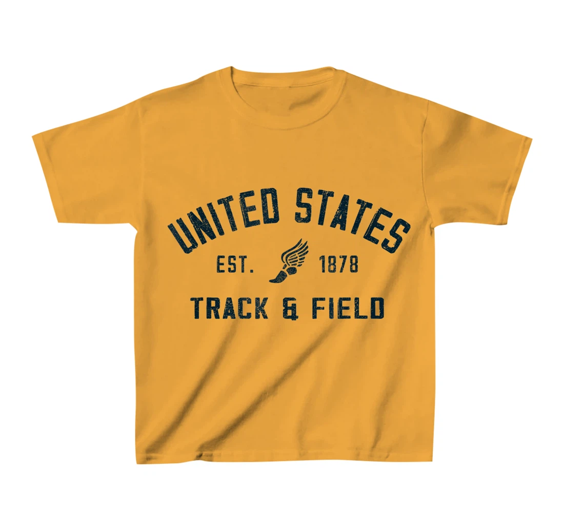 Womens Track & Field United States retro style Est 1879 T-Shirt, Kid T-Shirt and Women T-Shirt
