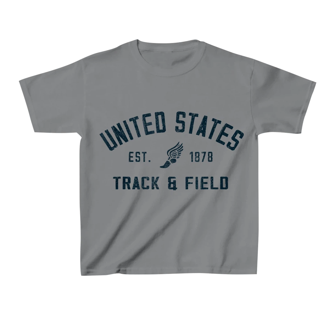 Womens Track & Field United States retro style Est 1879 T-Shirt, Kid T-Shirt and Women T-Shirt