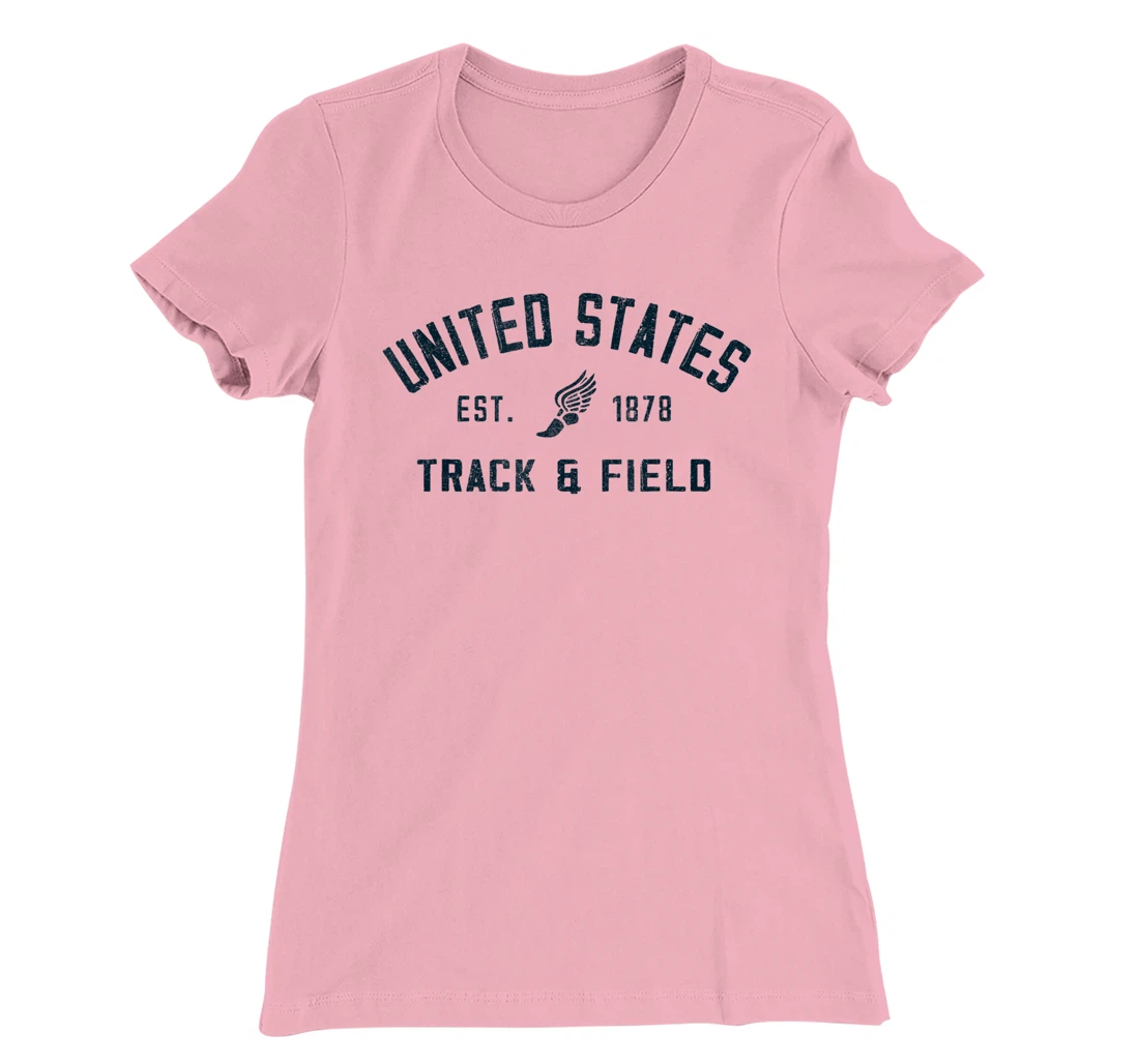 Womens Track & Field United States retro style Est 1879 T-Shirt, Kid T-Shirt and Women T-Shirt